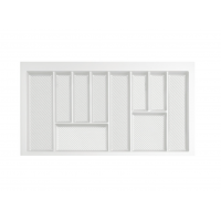 Лоток кухонний REJS 900 мм для столових приладів 490мм*850мм*55мм білий матовий (714997)