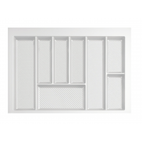 Лоток кухонний REJS 700 мм для столових приладів 490мм*650мм*55мм білий матовий (714993)