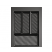 Лоток кухонний REJS 400 мм для столових приладів 490мм*350мм*55мм Графіт (714986)