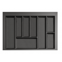 Лоток кухонний REJS 700 мм для столових приладів 490мм*650мм*55мм Графіт (714994)