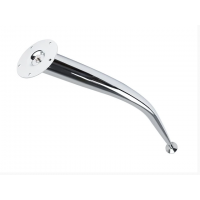 Меблева ніжка вигнута Sigma T-710 регульована, H=710мм, D=60мм, хром (714245)