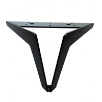 Меблева ніжка Sigma MK 150, H=150мм, чорна матова (714627)