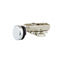 Меблева петля Sigma накладна для скла 100° Clip-On D=26мм з дотягом (713838)