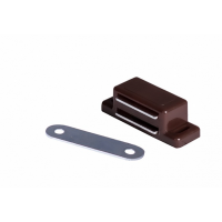 Меблевий магніт Sigma c відповідною планкою, коричневий малий (713790)