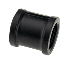 З'єднання для труби D=19 мм Sigma меблеве проміжне L=29 мм чорний (714265)