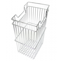 Кошик для білизни Starax ширина модуля 350 мм з навішуванням в тумбу 280x290x500 мм хром (714538)