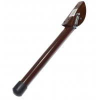 Дверний упор ХЗШП відкидний L=205мм R=15мм коричневий (714181)