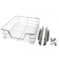 Кошик для посуду Muller у шафу ширина модуля 400 мм без доводчика 425x364x140мм хром (714730)