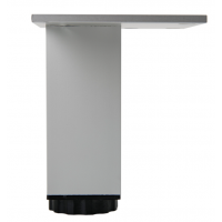 Меблева ніжка регульована Sigma D=37мм H=100мм алюміній (714587)