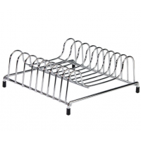 Підставка з ніжками Sigma для зберігання тарілок 210x210x83 мм хром (714582)